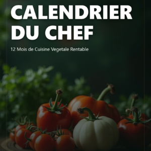 Le Calendrier du Chef : 12 Mois de Cuisine Vegetale Rentable