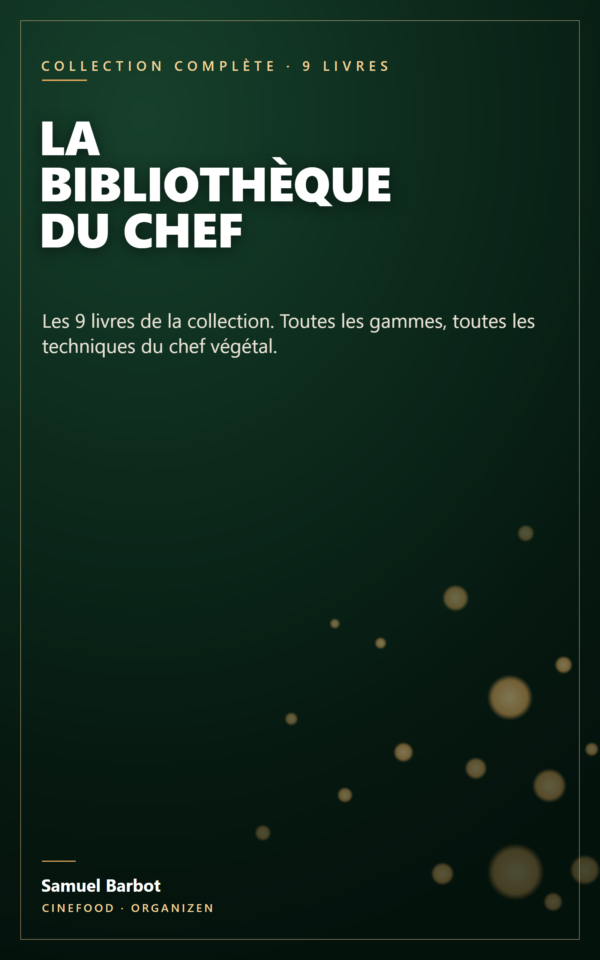 Collection CineFood, livres de cuisine végétale